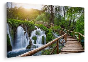 Tablou - Lacurile Plitvice (90x60 cm)