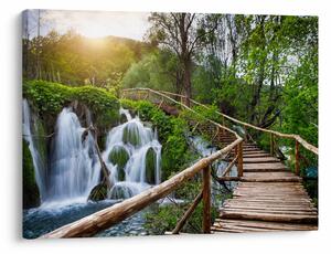 Tablou - Lacurile Plitvice (70x50 cm)
