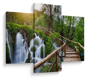 Tablou - Lacurile Plitvice (90x60 cm)