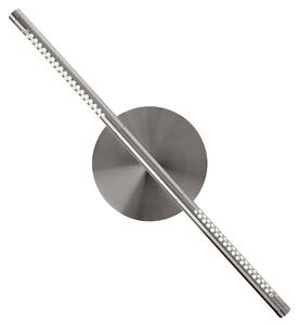 UMAGE LED aplică de perete Omni, culoare oțel, lățime 54 cm, 2 becuri., reglabil, Metalic, Camera de zi / sufragerie, Aluminiu, Design