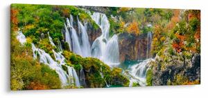 Tablou - Parcul Național Lacurile Plitvice (120x50 cm)