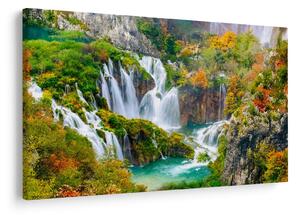 Tablou - Parcul Național Lacurile Plitvice (90x60 cm)