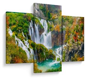 Tablou - Parcul Național Lacurile Plitvice (90x60 cm)