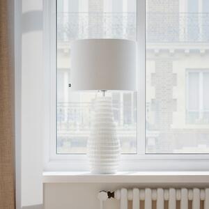 By Rydéns Lampa de masă Rydens Bartha, crem/bej, înălțime 74 cm, Bej, Camera de zi / sufragerie, Ceramică