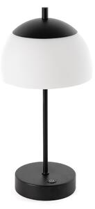 Moderne tafellamp zwart 35 cm opaal glas incl. LED 3-staps dimbaar - Djent