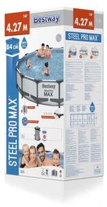 Piscina rotunda cu cadru metalic, pompa, filtru II, capacitate 10.220 l, 427 x 84 cm