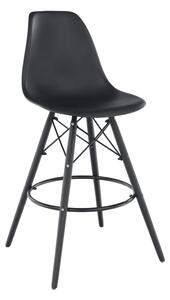 Scaun de bar, negru, CARBRY NEW