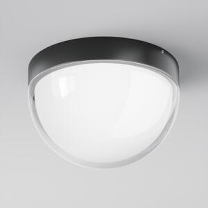 Maytoni Lampă LED pentru exterior Mon, grafit, Ø 18 cm, IP65, 3.000K, Negru, Aluminiu, Modern
