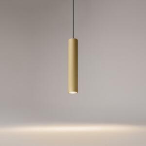 Maytoni Lampa suspendată ARTISAN, auriu mat, Ø 5,4 cm, metal, GU10, reglabil, Auriu / Alamă, Camera de zi / sufragerie, Aluminiu, Modern