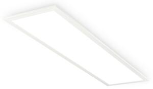 Briloner Panou LED Simple A, alb, 100 x 25 cm, metal, 4.000 K, Alb, Studiu / Birou, Metal