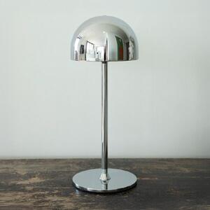 Sirius Lampa de masă cu LED și baterie Tim, culoare crom, înălțime 30 cm, IP54, Metalic, Camera de zi / sufragerie, Metal, Modern