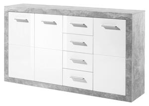 Scrin 4Z + 3D, gri / alb cu luciu, SLONE 3