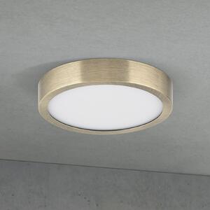 ORION Plafonieră LED Disc, culoare alamă antică, Ø 14 cm, CCT, reglabil, Bronz / Alamă Veche, Camera de zi / sufragerie, Aluminiu, Modern