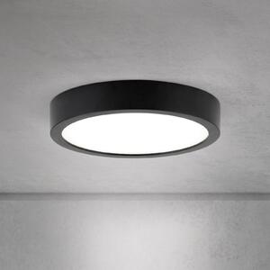 ORION Plafonieră LED Disc, negru Ø 14 cm, CCT metal/plastic, reglabil, Negru, Camera de zi / sufragerie, Aluminiu, Modern