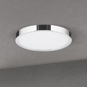 ORION Plafonieră LED pentru tavan Disc, cromată, Ø 24 cm, CCT, metal, reglabil, Metalic, Camera de zi / sufragerie, Aluminiu, Modern