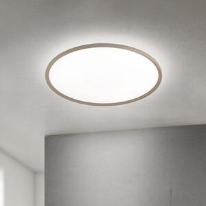 ORION Plafonieră LED Kant, Ø 80 cm, kaki, CCT, metal/plastic, reglabil, Verde, Camera de zi / sufragerie, Aluminiu, Modern