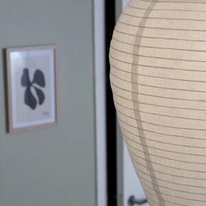 PR Home lampă suspendată Verona, albă, Ø 35 cm, țesătură, E27-LED, reglabil, Alb, Camera de zi / sufragerie, Țesătură / Textil