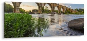 Tablou - Podul de cale ferată Richmond (120x50 cm)