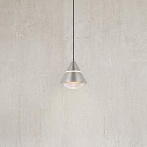 Trio Lighting Lampă suspendată LED Romeo, Ø 14 cm, culoare nichel, metal, CCT, Metalic, Camera de zi / sufragerie, Metal, Modern