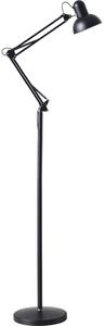 Lampadar flexibil AURIQ 1xE27/60W/230V 184 cm negru