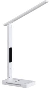 Lampă LED dimabilă cu funcție de încărcare fără fir Qi, afișaj și port USB LED/7W/230V 3000-6000K