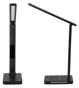 Lampă LED dimabilă cu funcție de încărcare fără fir Qi, afișaj și port USB LED/7W/230V 3000-6000K
