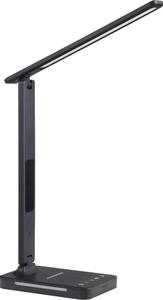 Lampă LED dimabilă cu funcție de încărcare fără fir Qi, afișaj și port USB LED/7W/230V 3000-6000K
