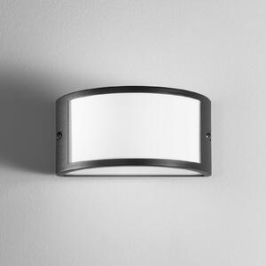 INTEC Lampă de exterior Austin, negru, lățime 25 cm, metal, IP54, reglabil, Negru, Aluminiu, Modern