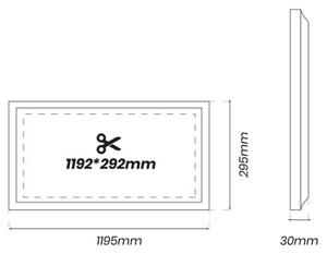 Panou LED/48W/230V 4000K 120x30 cm