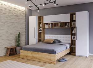 Dormitor Tineret New Tapitat AlbStejar Auriu