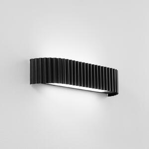 Luce Ambiente Design Aplică LED Niike, negru, lățime 40 cm, metal, CCT, Negru, Camera de zi / sufragerie, Metal, Modern
