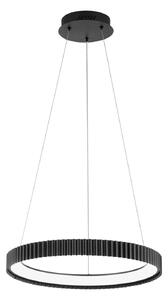 Luce Ambiente Design Lampă suspendată LED Niike, negru, Ø 50 cm, metal, CCT, Negru, Camera de zi / sufragerie, Metal, Modern