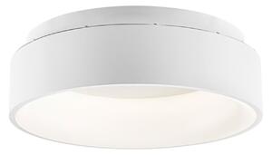 Luce Ambiente Design Plafonieră LED Noah, albă, Ø 60 cm, metal, CCT, Alb, Camera de zi / sufragerie, Modern