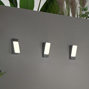 INTEC Lampă LED pentru exterior Coupe, antracit, înălțime 20 cm, metal, Negru, Aluminiu, Modern