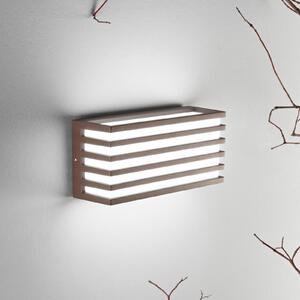 INTEC Lampă LED pentru exterior Dukrot, culoare bronz, lățime 22 cm Metal, Bronz / Alamă Veche, Aluminiu, Modern
