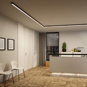 Paulmann Banda luminoasă LED Linion, negru, 50 cm, 3.000 K, reglabil, Negru, Camera de zi / sufragerie, Aluminiu, Modern