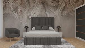 Dormitor Cairo Tapitat Dressing 250x200 3 Usi AlbGri Antracit