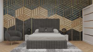 Dormitor Cairo Tapitat Dressing 250x200 3 Usi Alb