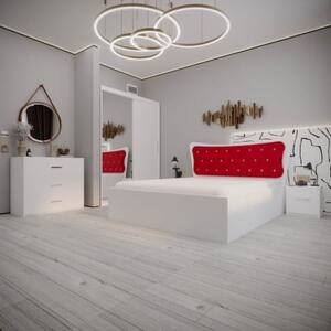 SET DORMITOR MATRIMONIAL TAPITAT VISTA CU SALTEA INCLUSA ,œ NEW