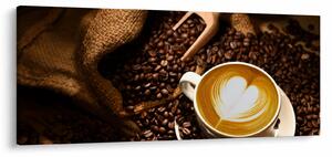 Tablou - O ceașcă de cafea (120x50 cm)