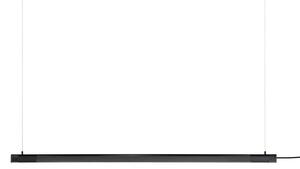 GEJST Lampă suspendată Radent, negru, lungime 138 cm, G13 LED, Negru, Camera de zi / sufragerie, Metal