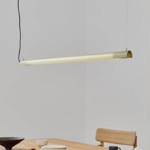 GEJST Lampă suspendată Radent culoare alamă, lungime 138 cm, G13 LED, Auriu / Alamă, Camera de zi / sufragerie, Metal