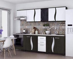 Bucatarie Lorena 2.6m WengeAlb