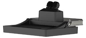 Theben Spot LED pentru exterior theLeda B30 dual, negru, IP65, Negru, Metal, Spot de perete