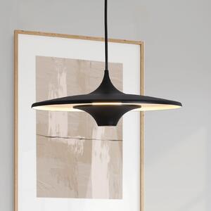 Viokef Lampă suspendată LED Rene, negru, Ø 42 cm, metal, Negru, Camera de zi / sufragerie, Metal, Modern