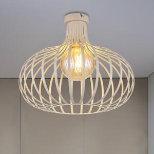 Globo Plafonieră Mateo, crem/nisk, metal, Ø 40 cm, reglabil, Bej, Camera de zi / sufragerie, Metal, Scandinavă