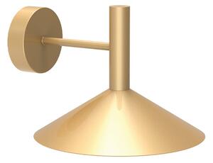 Viokef Aplică LED Marsi, culoare auriu, Ø 25 cm, metal, Auriu / Alamă, Camera de zi / sufragerie, Metal