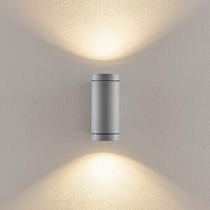 Deko-Light Lampă de exterior ShoreLine Pro Round up/down, gri deschis, GU10, reglabil, Gri, Aluminiu, Modern