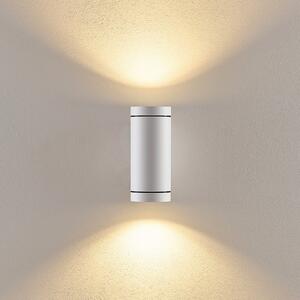 Deko-Light Lampă de perete exterior ShoreLine Pro Round up/down, albă, GU10, reglabil, Alb, Aluminiu, Modern