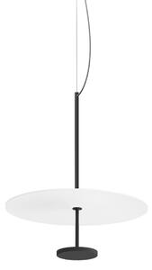Linea Light Lampă suspendată LED Stilo_P, negru, Ø 35 cm, IP40, reglabil, Negru, Camera de zi / sufragerie, Aluminiu, Modern